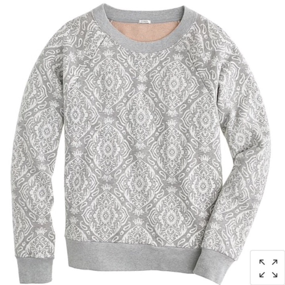 J.Crew Medallion sweatshirt top